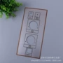 定做定制pvc按键铝牌