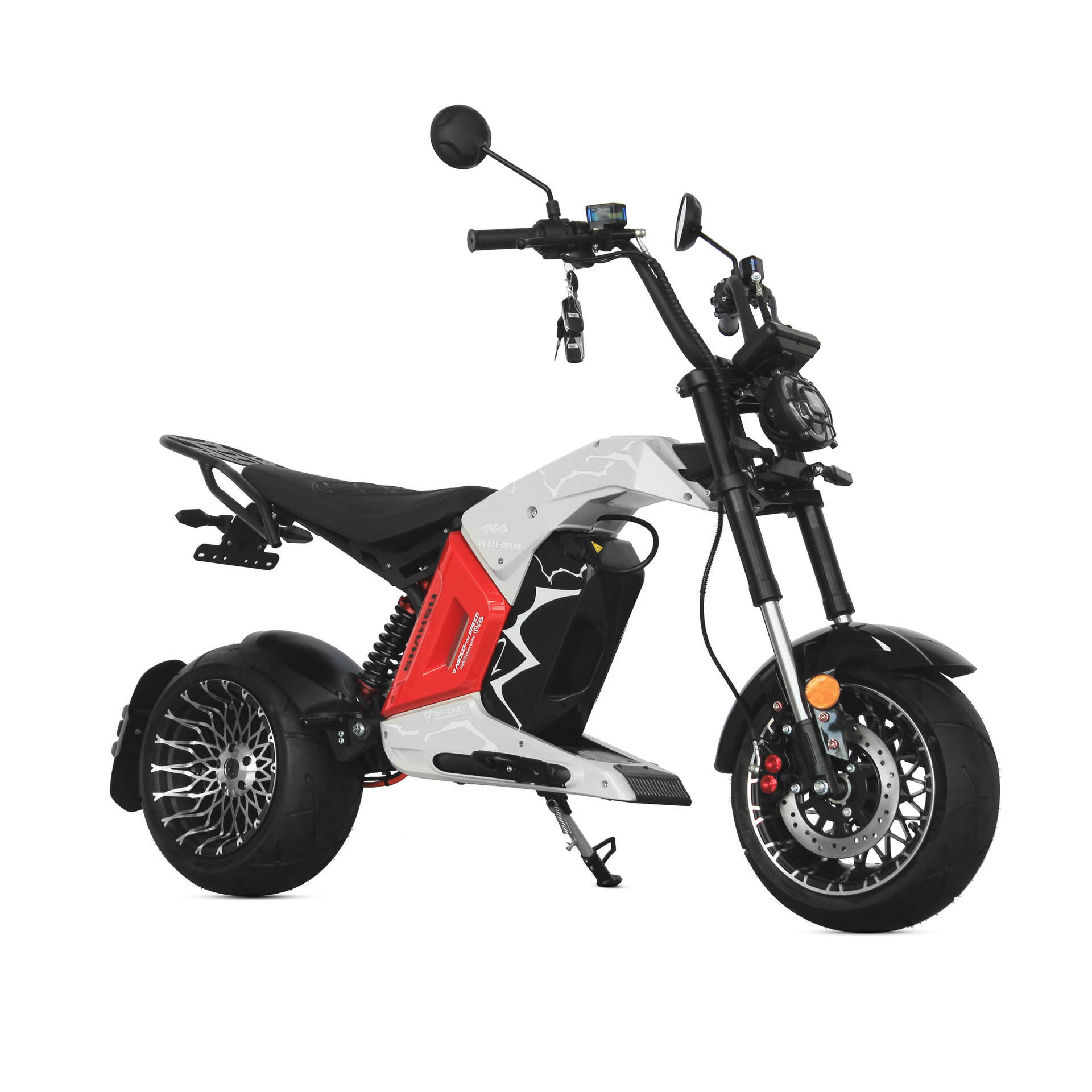 Eec Dot Adult Scooter Two-Wheeled Motorcycle Harley Electric Car Hm-8 Cross-Border Overseas Warehouse Straight Hair