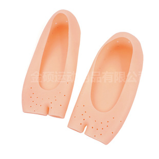 SEBS open toe peep toe silicone ankle socks anti-cracking moisturizing foot heel anti-cracking shock absorption socks wholesale