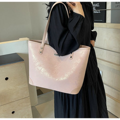 韓版上班通勤大容量包包女2024夏季新款時尚百搭托特包簡約單肩包