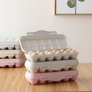 Anti-Fall Portable Plastic Egg Tray Outdoor Egg Box Shock-Proof Protection Box for Storing Eggs