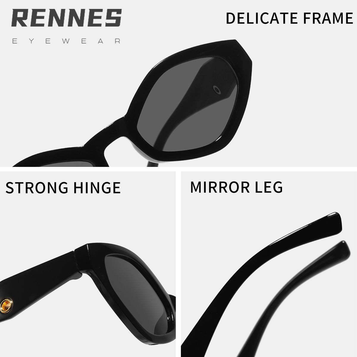 Ins estilo neto rojo mismo estilo elegante diamante de moda pequeño marco gafas de sol a prueba de uv gafas de sol de las mujeres de la calle tiro moda