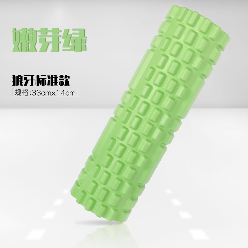Espuma eje Lobo diente palo músculo relajante pierna adelgazamiento becerro masaje rodillo fitness yoga columna Langya rodillo