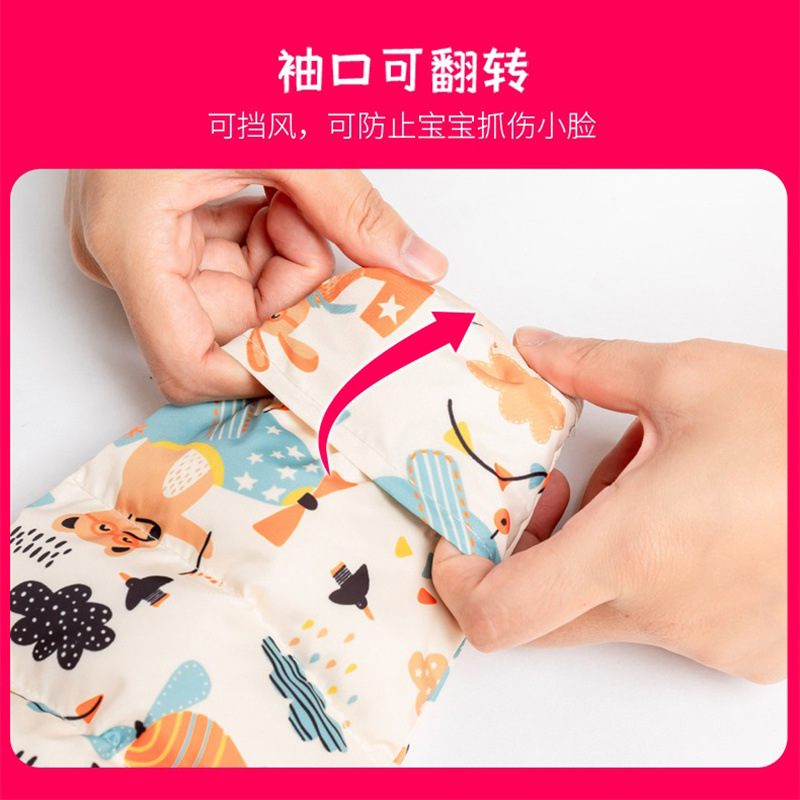 의 다운 재킷 겨울 소년 소녀를위한 두꺼운 따뜻한 외출 옷  용  등반 옷 및 어린 아이들의 겨울 옷을 들고 옷