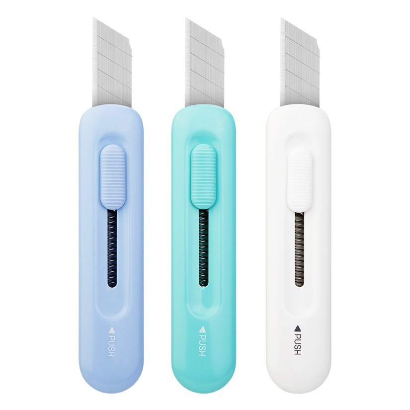 Cuchillo Multiusos Portátil Deli 2079/2079-C, Cuchillo Pequeño para Manualidades, Cortador de Papel