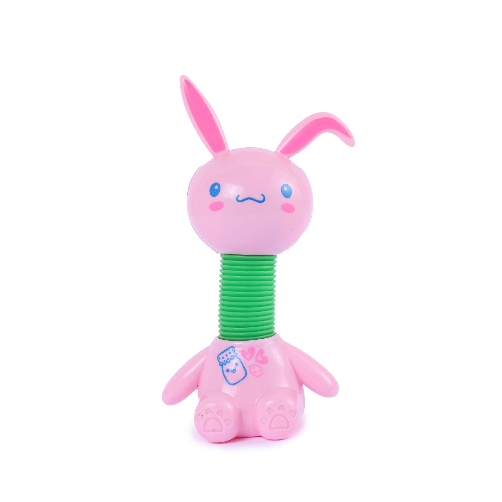 Conejo creativo estirado juguetes para niños descomprimir regalos de jardín de infantes premios eventos festivos dibujos animados para niños y niñas