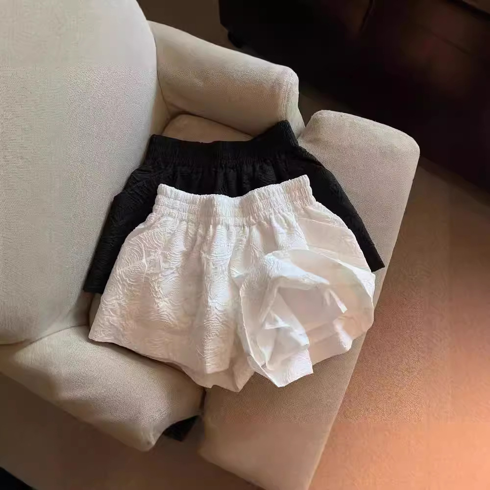 Casual Shorts Women's Trendy Ins Summer Loose Wide-leg Pants Internet Popular All-match Design Sense High Waist Slim A- line Trendy Pants