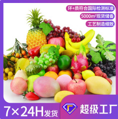 果物の偽の果物の模型をシミュレーションします。