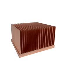 專業銅鋁鏟齒散熱片生產50x50x30mm 工業設備散熱器