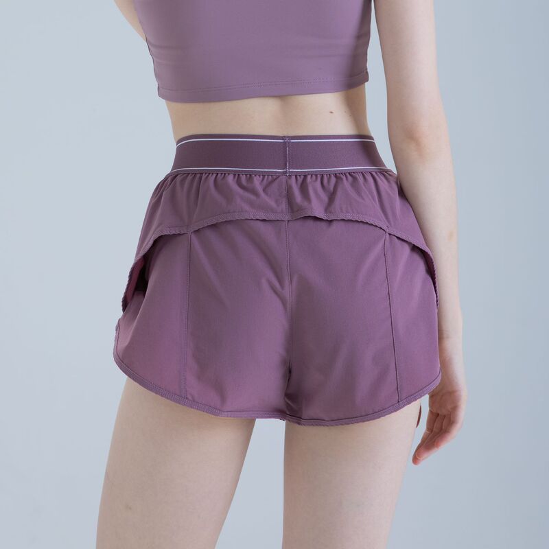 High-Waisted Faux Two-Piece Breathable Sports Shorts Yoga Pants for Women, Summer Thin Style, Anti-Exposure, Running-Specific, Anti-Exposure High-Waisted Faux Two-Piece Breathable Sports Shorts Yoga Pants for Women, Summer Thin Style, Anti-Exposure, Running-Specific, Anti-Exposure