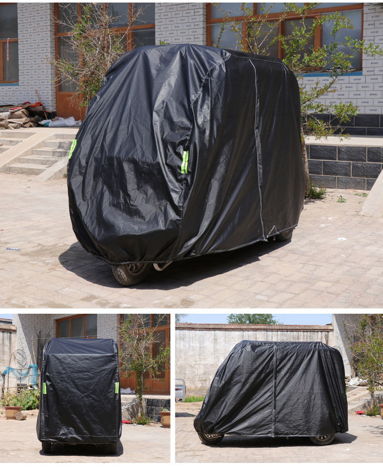 Fully enclosed electric motorcycle tricycle battery four-wheeler elderly scooter car cover rainproof and sunscreen sunshade cover