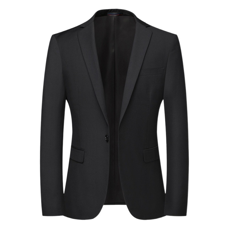 Suit men's casual solid color suit men's autumn fashion small suit young and middle-aged business single suit workwear top