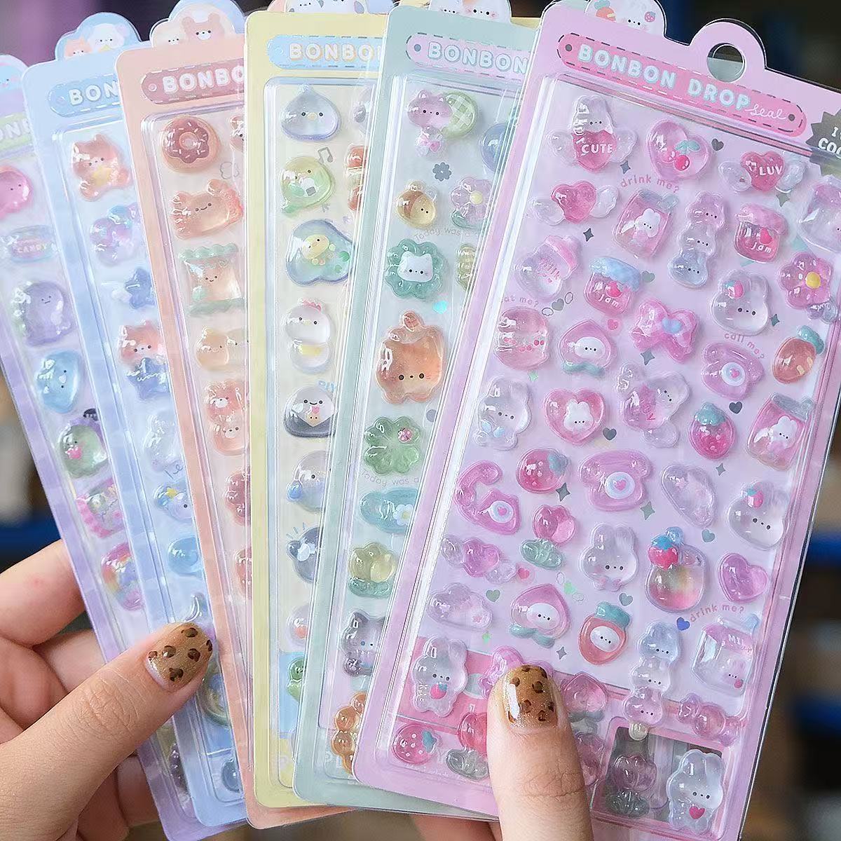 High quality cartoon three dimensional sticker