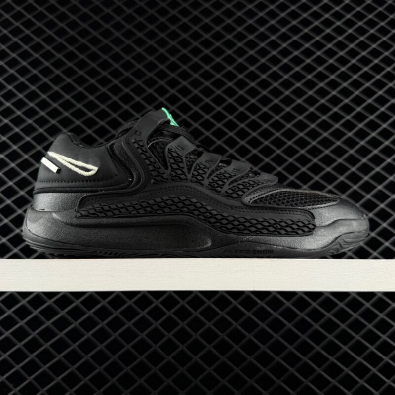 Durant KD18 Black Coconut Milk White Basketball Shoes Mesh Breathable Cushioning Wear-Resistant Low-Top Couple's Performance Sneakers