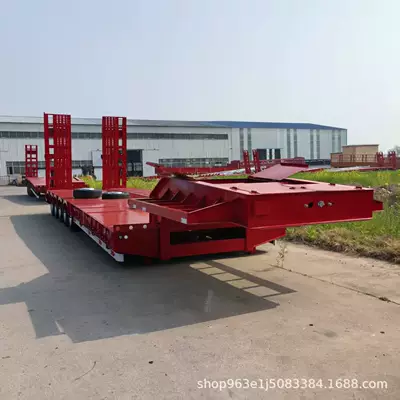 Heavy Machinery Transporter with Ağır yük qoşquları