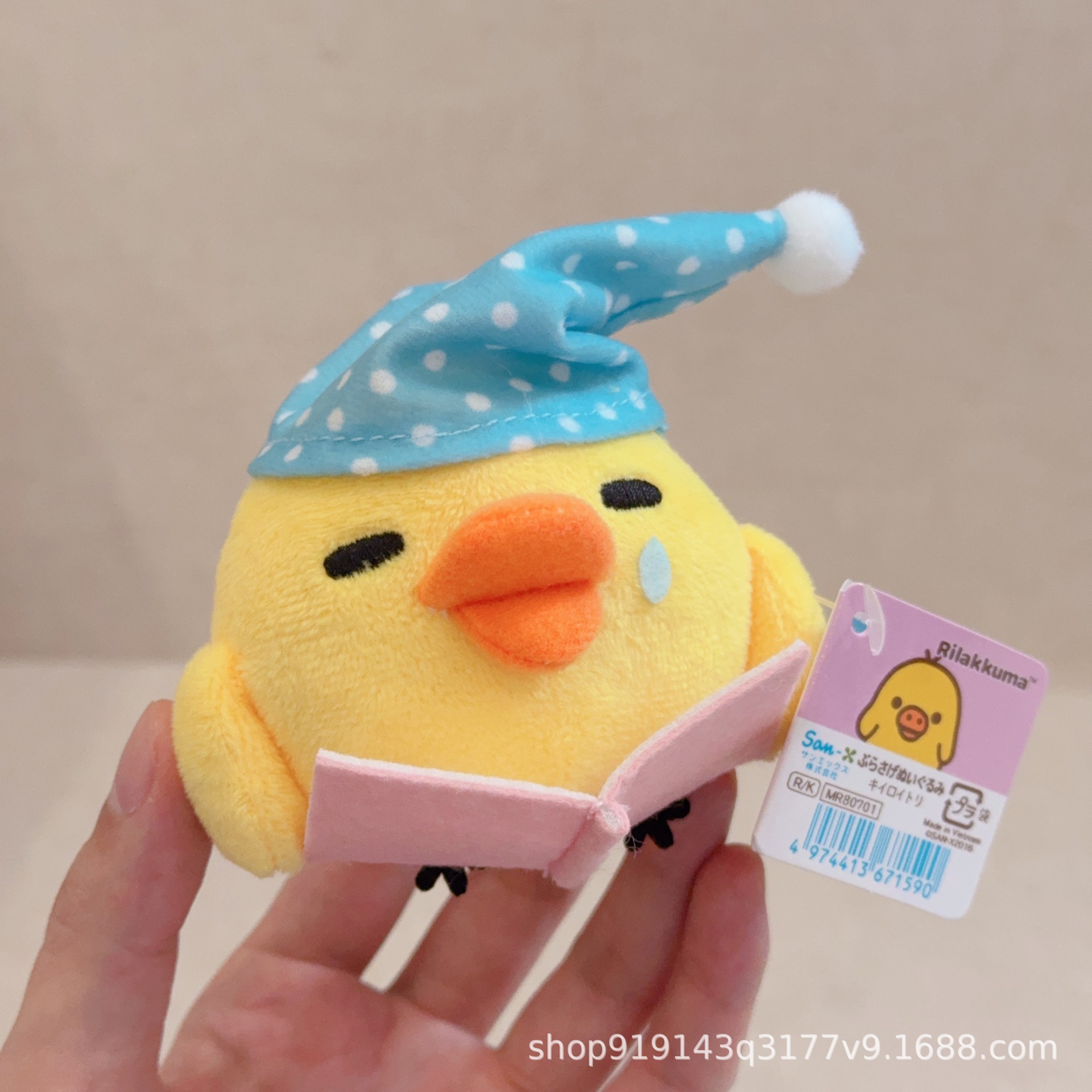 Sleeping Cap Reading Nostril Chicken Plush Toy Plush Doll Doll