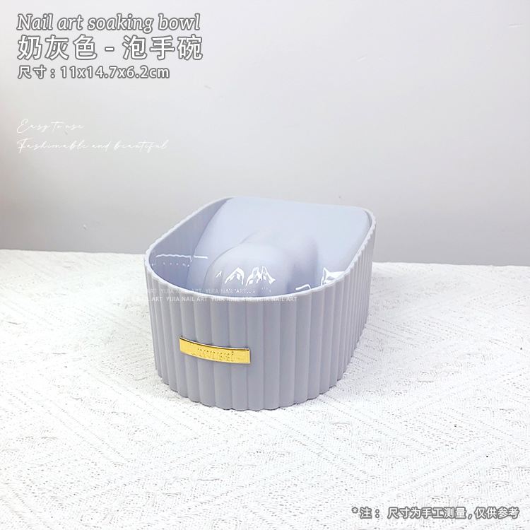 Nuevo Nail Bubble hand Bowl avanzado japonés salón de uñas burbuja transparente muñeca burbuja mano cuenca herramienta de acrílico transparente