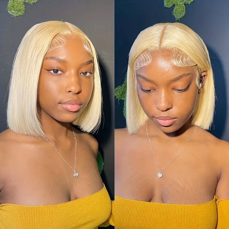 Pruik met vetersluiting aan de voorkant, middellange bob, synthetisch haar, geschikt voor Afrika, gemiddelde maat, body wave, krullende clip-in pruik_voghion.com