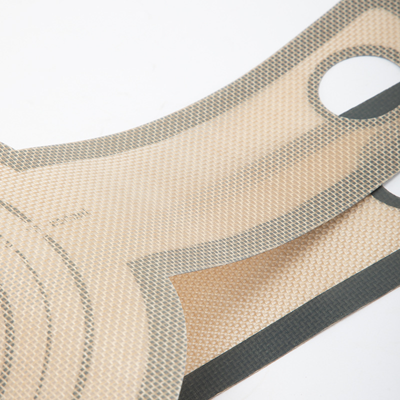 Manufacturer supplies silicone air fryer mat double-ear air fryer baking mat kitchen tool