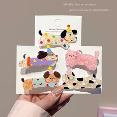 メーカー直販の可愛いキャラクターの子犬のヘアピンの高級感があります。