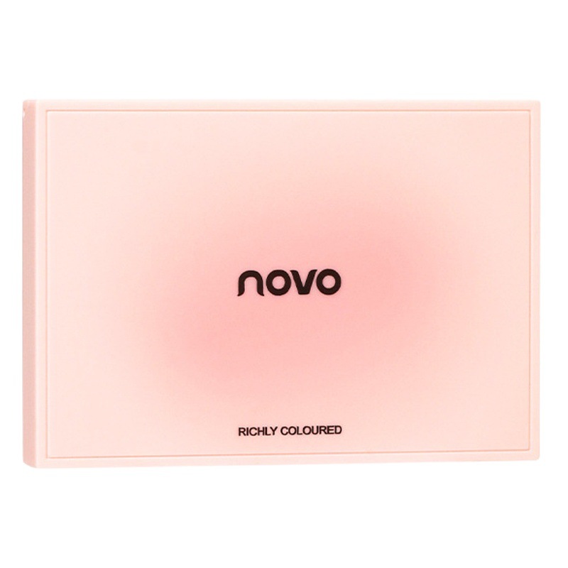 NOVO5886 Makeup Six-color Integrated Matte Eyeshadow Earth Color Matte Brightening Highlight Repairing All-in-One Disc