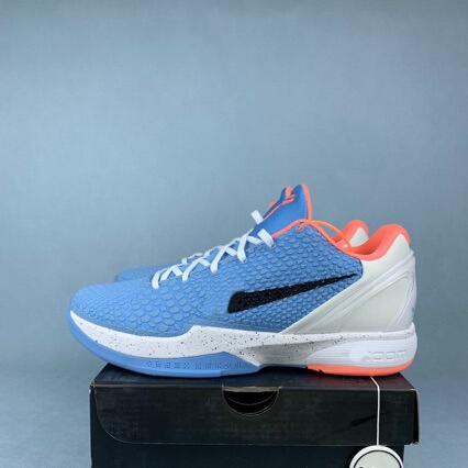 Kobe6 practical basketball shoes Ja Morant blue and white Kobe 6 low-top men's outdoor sports trendy shoes Kobe6 practical basketball shoes Ja Morant blue and white Kobe 6 low-top men's outdoor sports trendy shoes