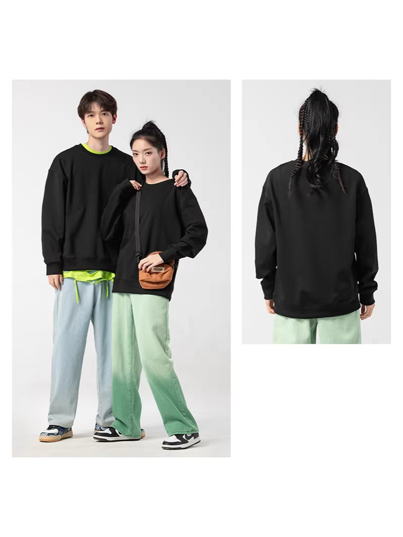 China y Alemania 460G super suave de hombro de moda universal hombre y mujer con camisa con capuz pesada y ropa de trabajo grupal Y600