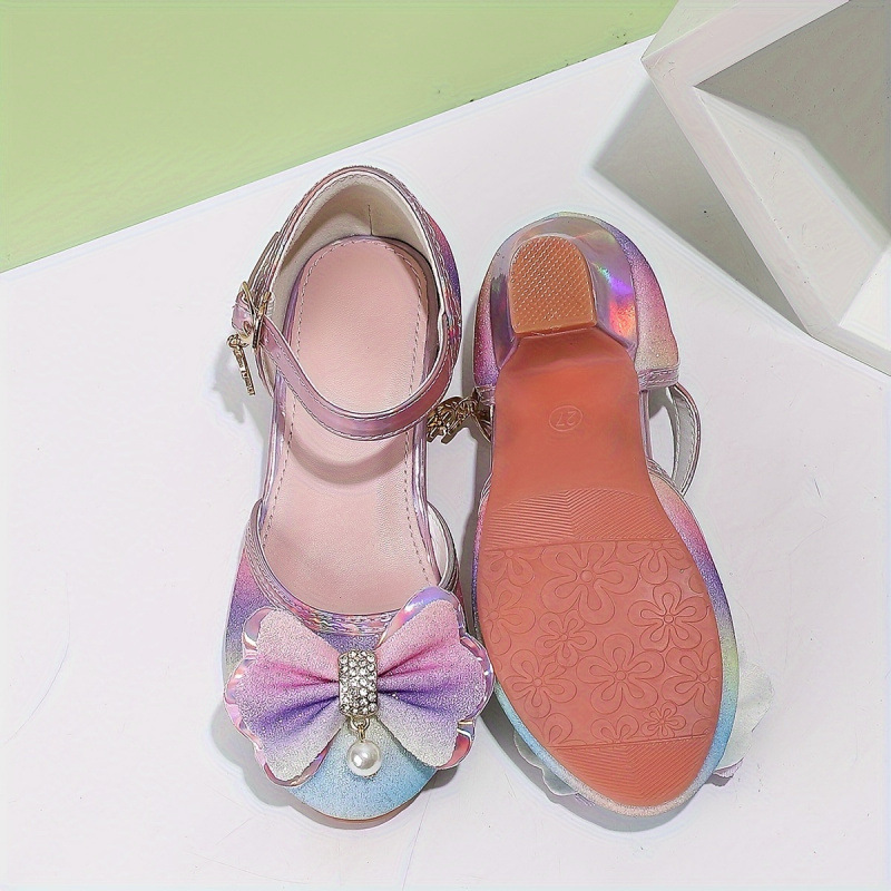 2026 S4126 Autum Cross-Border Export Temu New Drop-Shipping High Heels with Colorfulful Bow Decoration