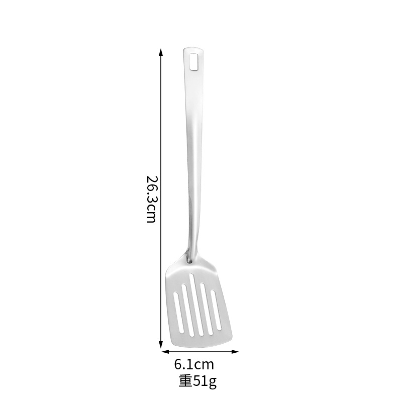 Pala frita de 6PC transfronteriza, pala para freír, cáscara de sopa, cuchara de punta con fugas, cocina chapada en oro, utensilios de cocina de acero inoxidable ligero, juego de 6 piezas, caja de regalo
