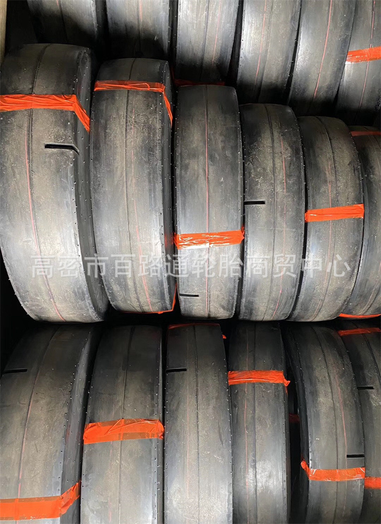 光面胶轮矿井铲车装载机轮胎1000-20光面压路机轮胎
