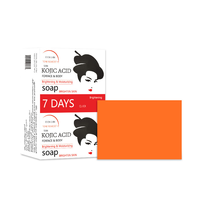 Jabón Artesanal de Jengibre y Ácido Kójico para Comercio Exterior, Jabón Limpiador de Nicotinamida y Limón, Jabón para Baño, Jabón para la Piel, Jabón Hecho a Mano con Aceites Esenciales