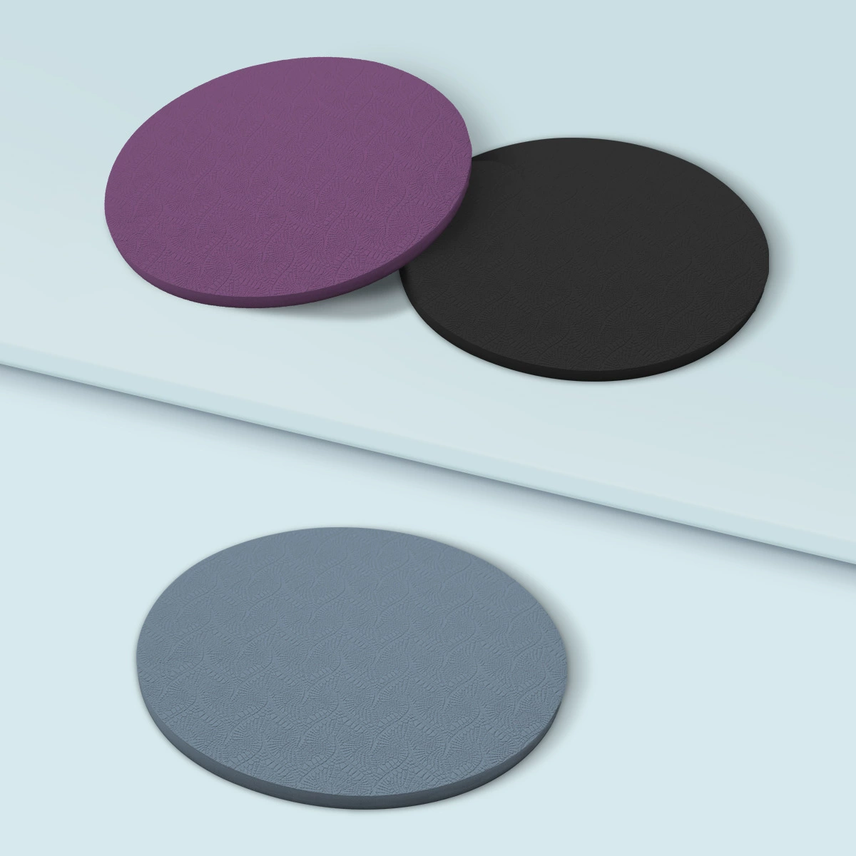 Подставка для фитнеса TPE, плоская подставка для спорта, утолщенная 10 мм, нескользящая, для коленей, оптом от производителя