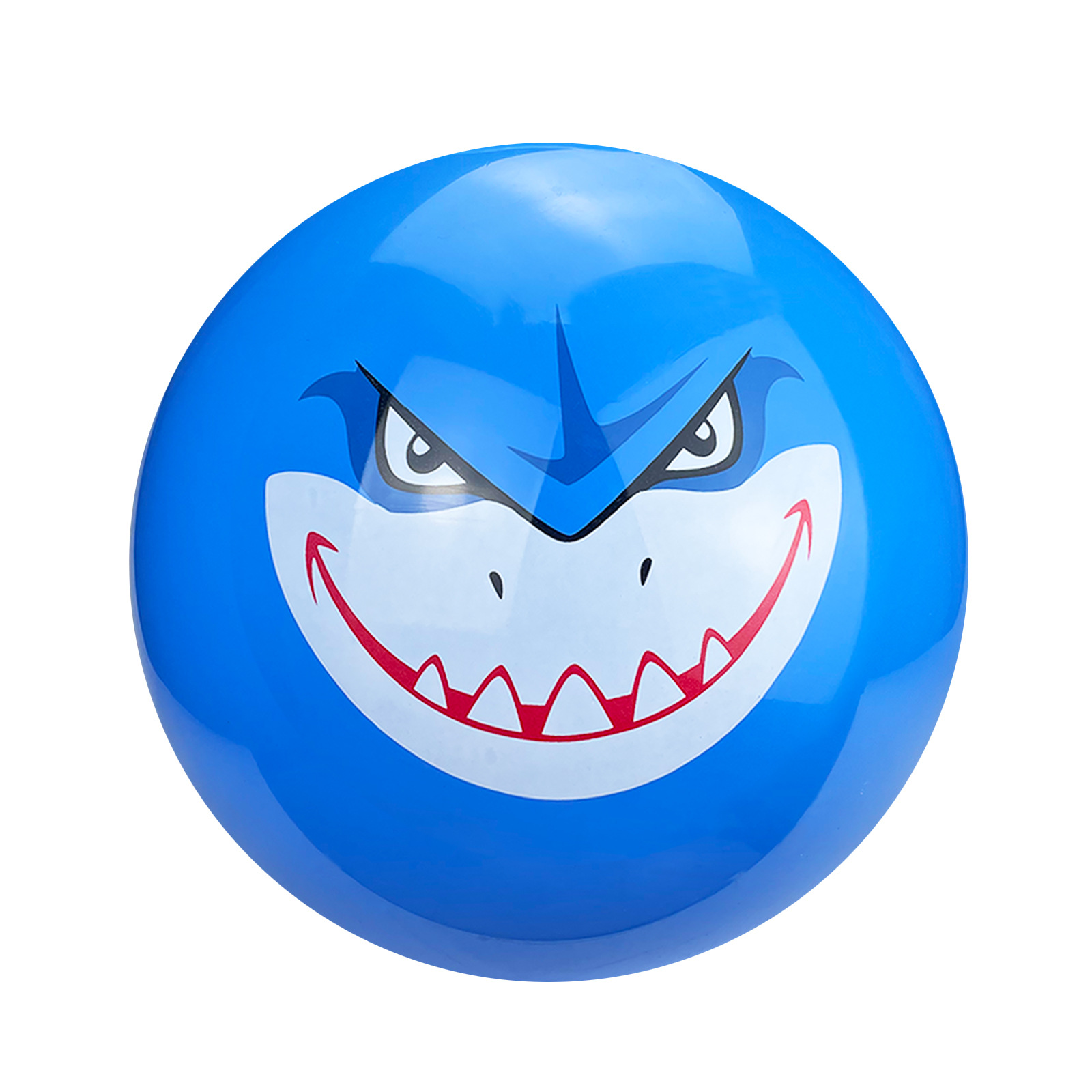 Yongqi bola raqueta de juguete para niños bola inflable de PVC bola de 9 pulgadas imagen de dibujos animados sonriente cara bola transfronteriza al por mayor