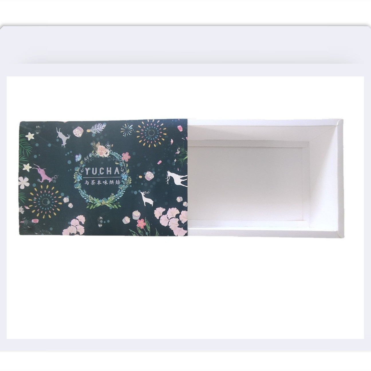 抽屉盒高档白色可按客户要求制作婚礼通用包装丽物盒装礼品盒