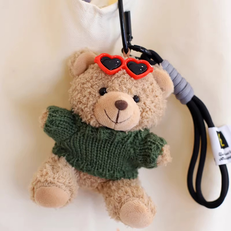Teddy Bear bolsos colgantes muñecas bolsas de peluche llaveros bolsas de muñecas Teddy Bear muñecas eventos regalos impresión logo