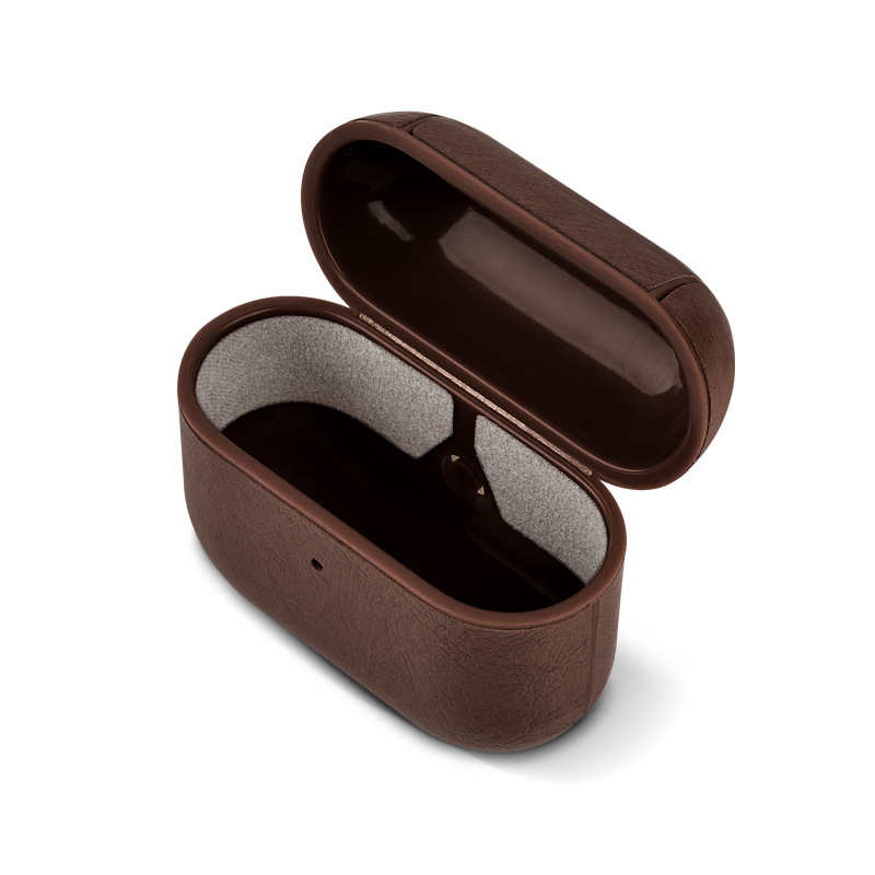 Кожаный защитный чехол для наушников Apple AirPods (Pro/1/2/3/4)