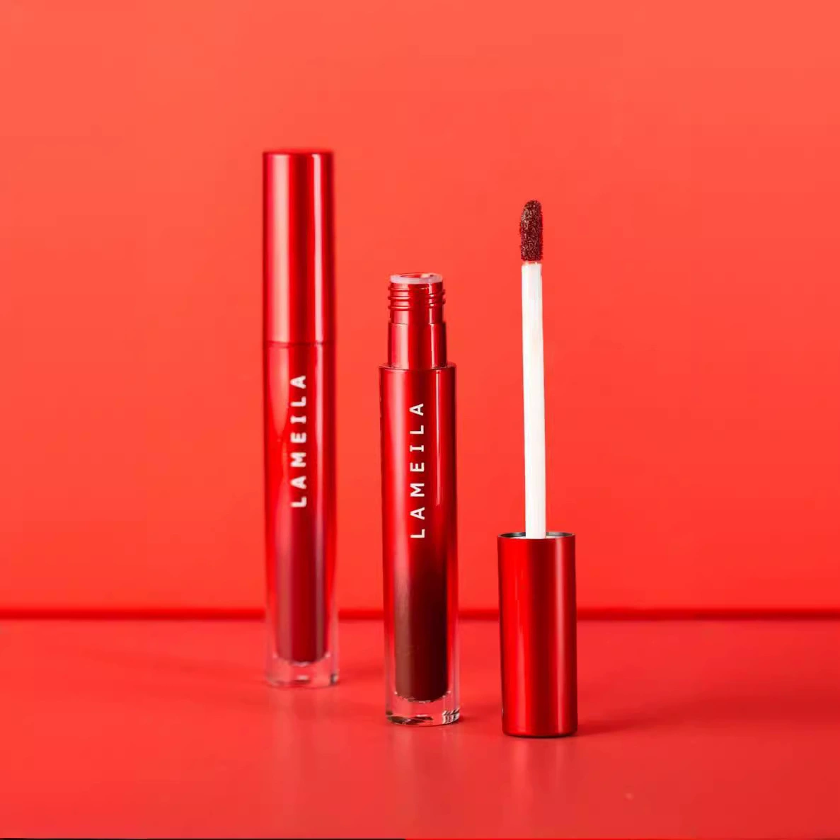 拉美拉 Lip gloss, moisturizing lip balm, lipstick, long-term effect
