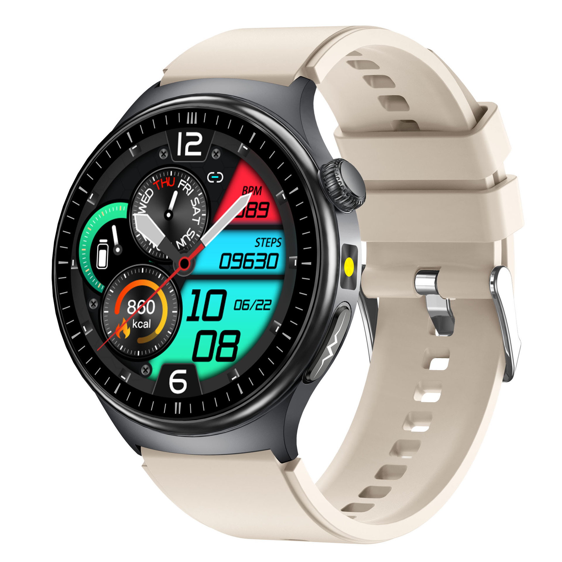 Reloj inteligente w11 versión mejorada TK27, medidor de azúcar en sangre, ácido úrico, oxígeno en sangre, linterna, electrocardiograma, podómetro, reloj deportivo