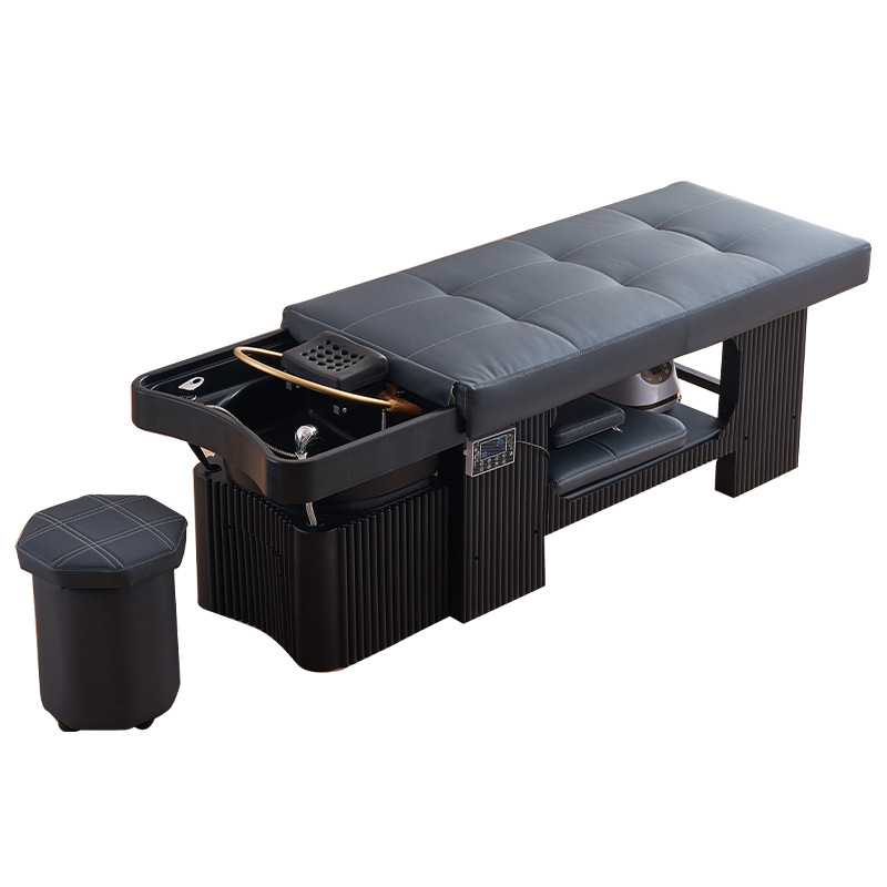 Masaje tailandés barbería cama especial de lavado de cabello, salón de belleza, salón de belleza, salón de belleza, cama de belleza multifuncional