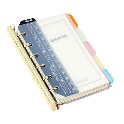 A5A6A7 [metal back plate 6-hole binder] detachable loose-leaf notebook inner core storage can be used independently