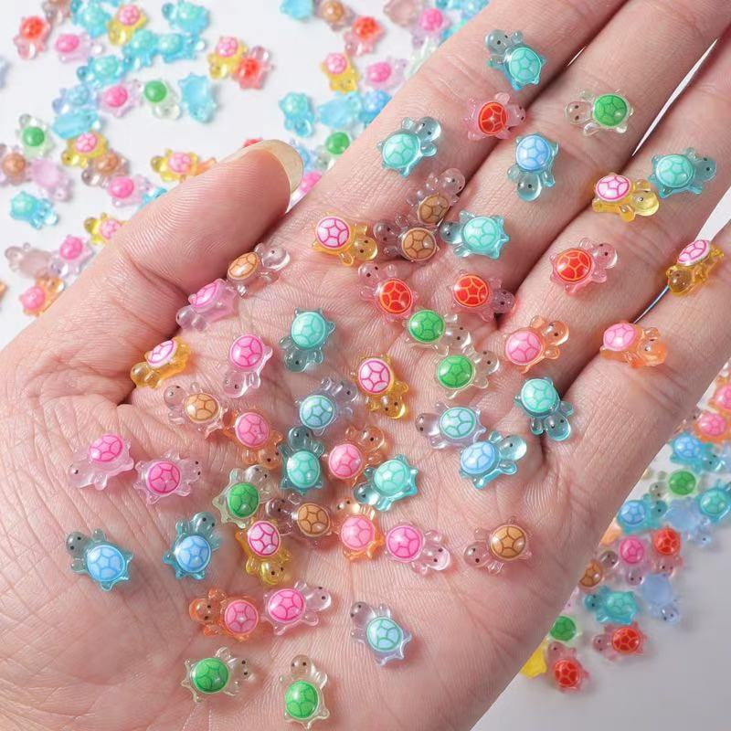 미니 거북이(6*8mm 야광)