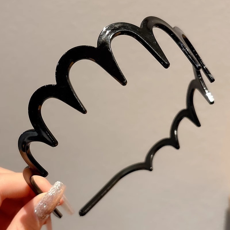 Temperamento de alto cráneo, banda de cabello ondulado, banda de cabello para mujeres de alta calidad, estilo extranjero, lavado de cara, banda de cabello especial, clip de cabello para cabello