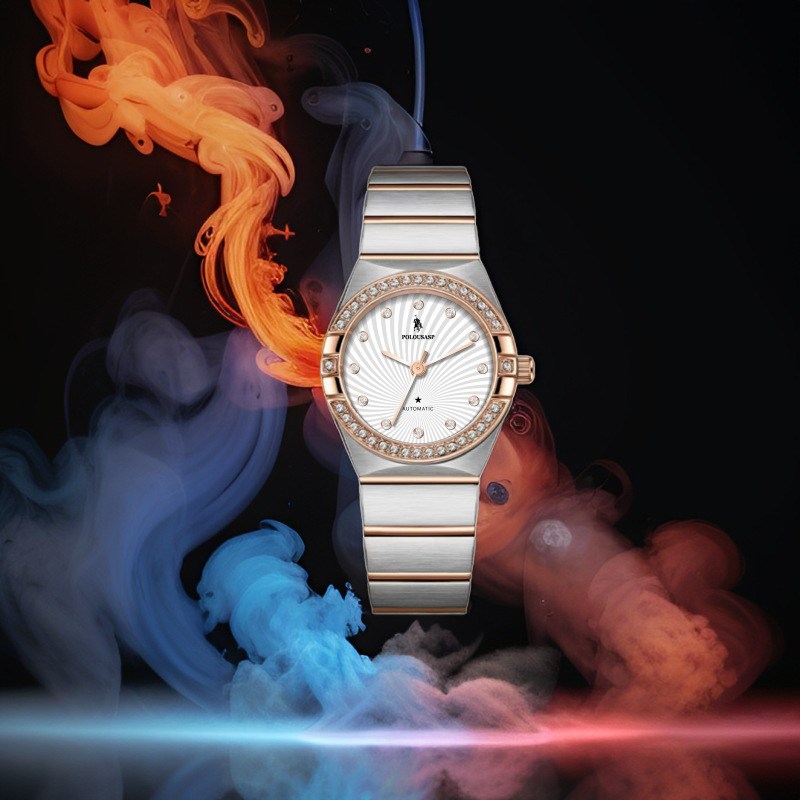 Polousasp/Paul Genuine Women's Steel Belt Elegant Fashion Business Simple Luminous Automatic Mechanical Watch