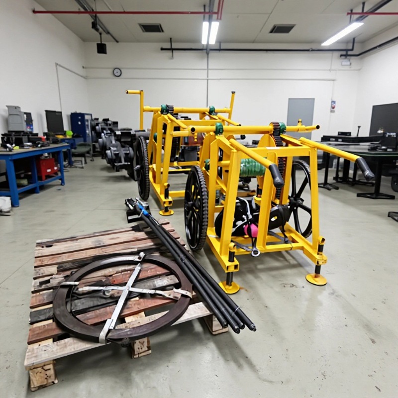 柳州桂林梧州通沟牛机械牵引疏通机械操作视频