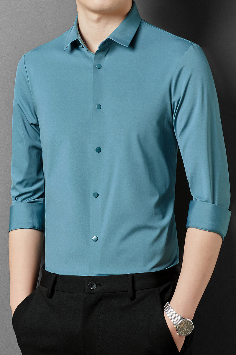 Encontrar una fábrica de camisas personalizadas de primavera y verano para hombres habilidades de puerto polo de negocios de viaje de alta gama camisa de trabajo cuello