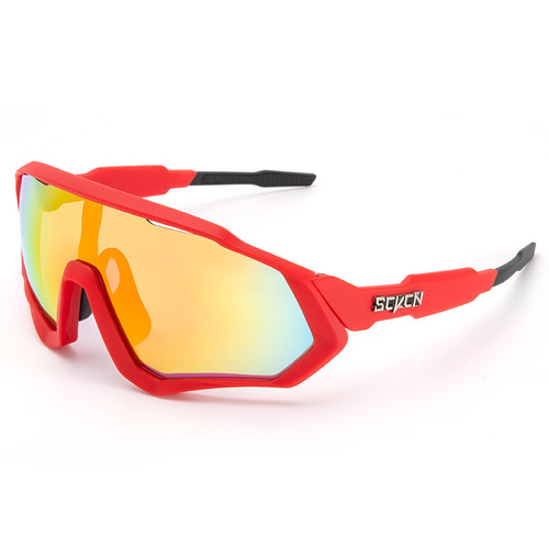 Outdoor Cycling Glasses UV400 Fashion Sports Bicycle Fully Coated Full Frame Running Windproof Glasses Wholesale