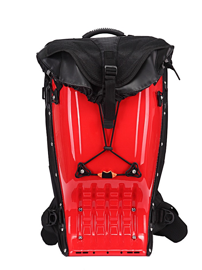 Casco de motocicleta, equipo de motocicleta para hombres, mochila de doble hombro impermeable, jinete de motocicleta, mochila de cáscara dura, Kai Wei Kang