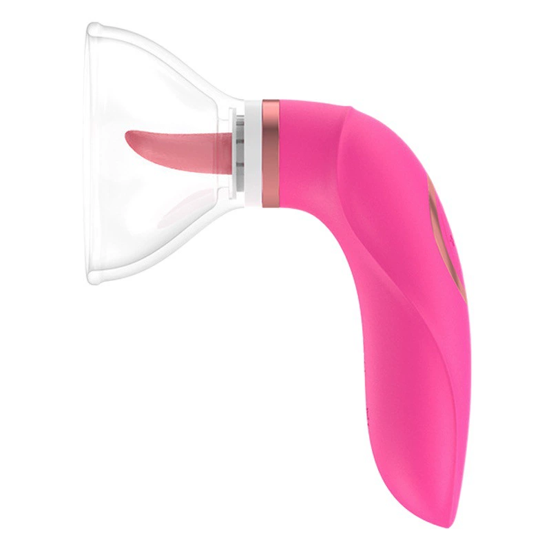 Трансграничный маленький всасывающий язык лизание всасывающая Вибрация женское устройство для мастурбации мягкий силиконовый язык секс товары для взрослых оптом