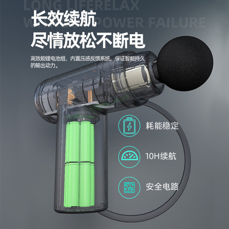 筋膜銃のミニ筋肉リラックスマッサージ器の筋膜は首の膜を奪います。|undefined