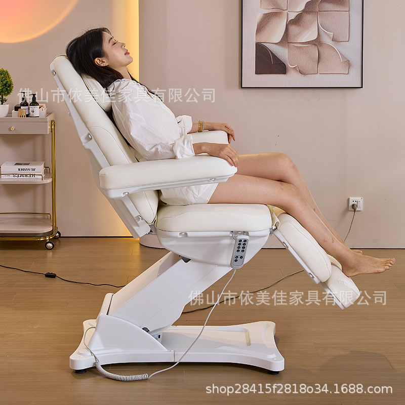 Cama de belleza eléctrica cama de inyección plástica plegable tatuaje cama de bordado cama de toma de orejas spa cama de masaje mínimamente invasiva fábrica directa